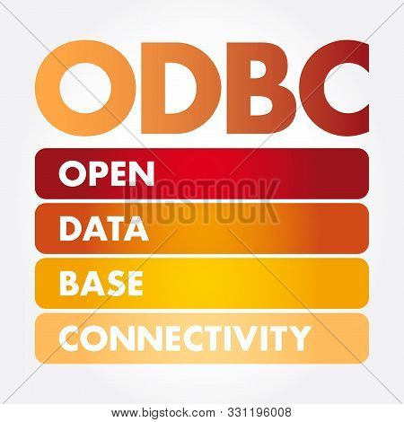 Odbc - Open Database Connectivity Acronym, Technology Concept Background