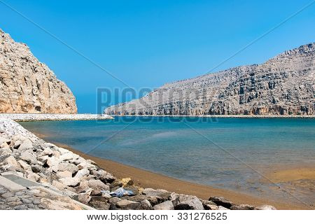 Fjords Of Musandam Peninsula Near Khasab In Oman