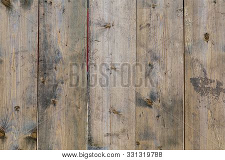 Vertical Wooden Background From Old And Weathered Planks Dark Beige Pattern
