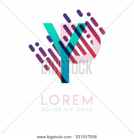 Yp Logo With The Theme Of Galaxy Speed And Style That Is Suitable For Creative And Business Industri