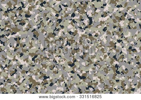 Earth Color Camouflage, Fashion Pattern For Use In Designing Suitable For Outdoor Work Such As Trave