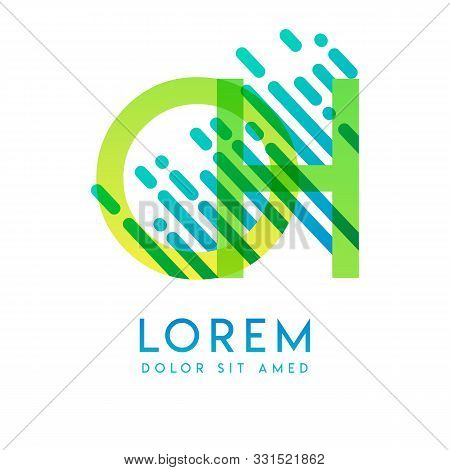 Oh Logo With The Theme Of Galaxy Speed And Style That Is Suitable For Creative And Business Industri