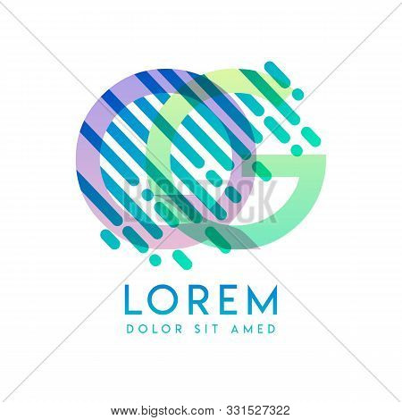 Qg Logo With The Theme Of Galaxy Speed And Style That Is Suitable For Creative And Business Industri