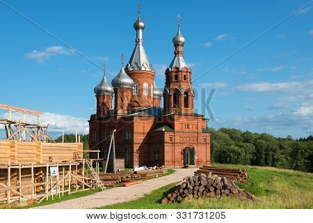 Volgoverkhovye Olginsky Convent Church Transfiguration In Russia Tver Region Source Volga