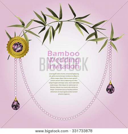 Bamboo Wedding Vector Photo Free Trial Bigstock