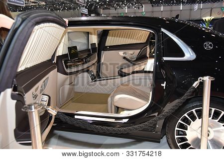 Geneva, Switzerland - March 06, 2019: Maybach Klassen +360 At 89Th Gims