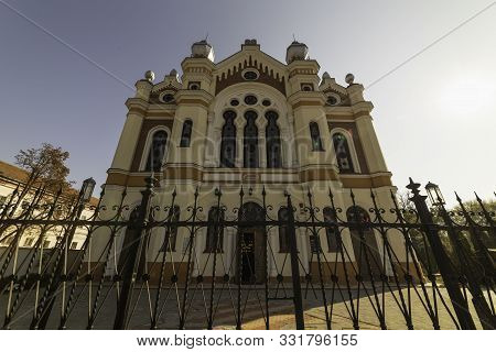 Sightseeing Tour Of Oradea, Romania, 26-octomber 2019. Old Buildings With 18Th Century Architecture