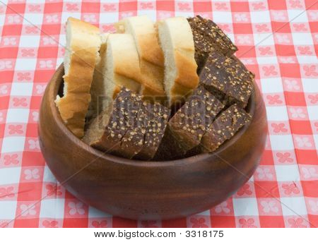 Weizen und Roggenbrot