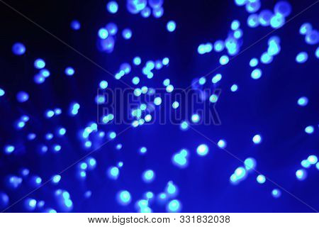 New Year And Christmas Color Illumination.