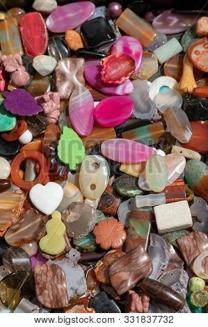 Variety Mix Plastic Bijoux Gem Stones Decoration