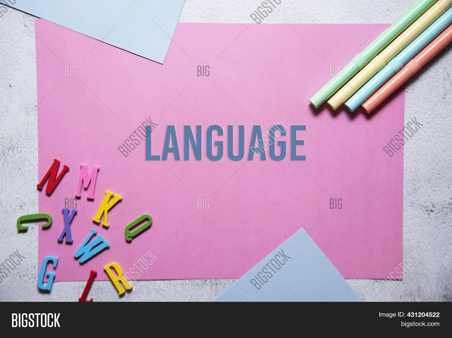 Language Text On Pink Image & Photo (Free Trial) | Bigstock