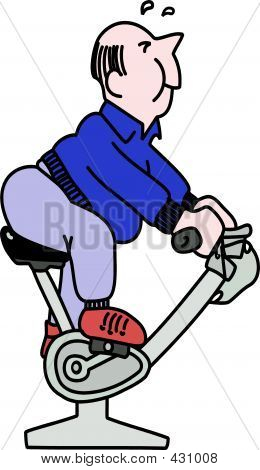 ผู้ชาย Velosimulator