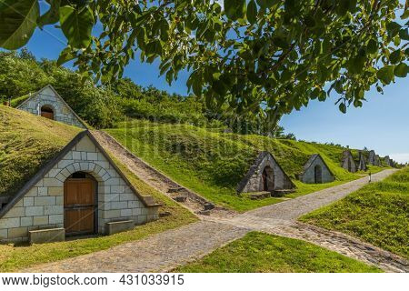 Gombos-hegyi pincesor in Hercegkut, UNESCO site, Great Plain, North Hungary