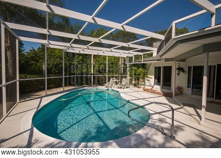 An Inground Backyard Pool In South Florida
