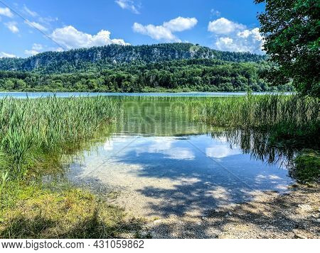 lake of Ilay in Jura region, France