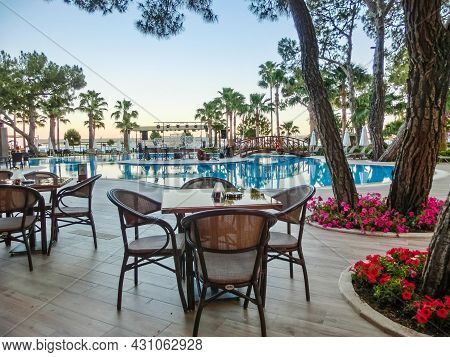 Goynuk, Antalya, Turkey - May 11, 2021: View Of Seven Seas Hotel Life Ultra All Inclusive And Kids C