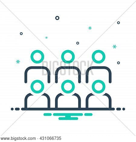 Mix Icon For Others People Group Crowd Multitude Horde