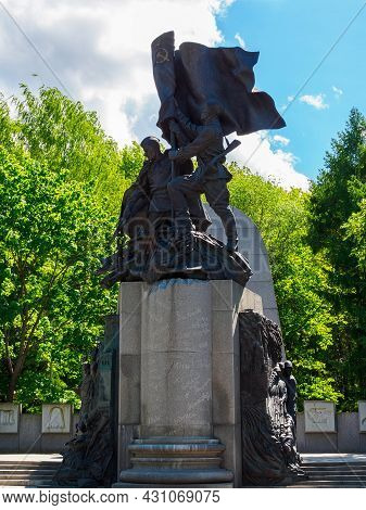 Moscow, Russia - May 24, 2021: Monument 