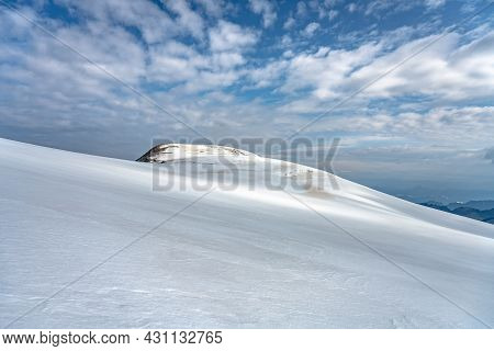 Snowy Summit Of Kleinvenediger, 3470 M, 11385 Ft, Mountain In The Venediger Group, Hohe Tauern Natio