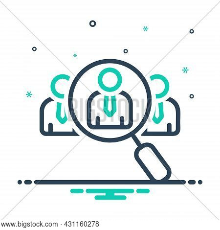 Mix Icon For Employment Appointment Staff Personnel Workers Crew Cadres Workforce