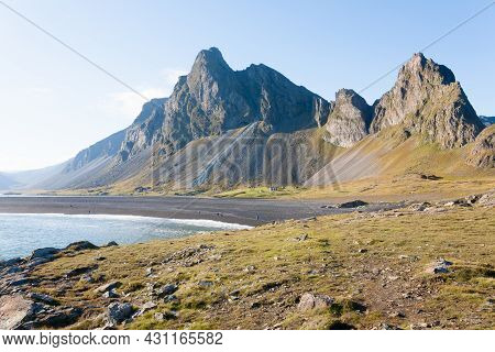 Hvalnes Lava Beach Landscape, East Iceland Landmark