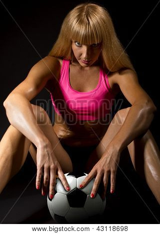 นักกีฬาหญิงกับ gameface ของเธอ