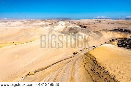 Aerial View Of The Canyon Of The Lost In Ica, Peru