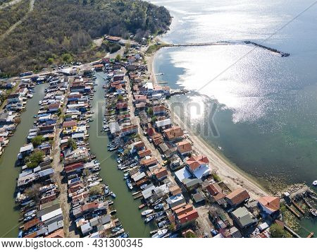 Aerial View Of Chengene Skele - Fishing Village (ribarsko Selishte) Near City Of Burgas, Bulgaria