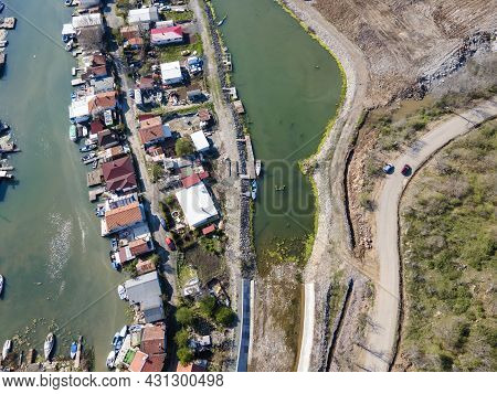 Aerial View Of Chengene Skele - Fishing Village (ribarsko Selishte) Near City Of Burgas, Bulgaria