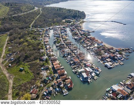 Aerial View Of Chengene Skele - Fishing Village (ribarsko Selishte) Near City Of Burgas, Bulgaria
