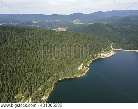 Aerial View Of Golyam Beglik Reservoir, Pazardzhik Region, Bulgaria