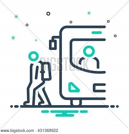 Mix Icon For Student-drop-from-school-bus Student Drop School Bus Back-to-home Walk Transport Driver