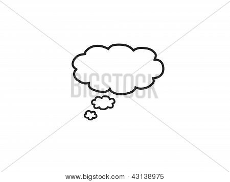 Black comics balloon