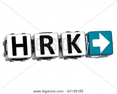 3D Kroatische Kuna Währung Hrk Klick auf hier Block Text