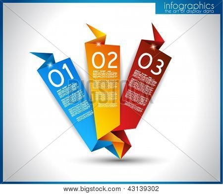 Infografica template per la visualizzazione dei dati di statistica. Composizione moderna da usare come infochart, pro