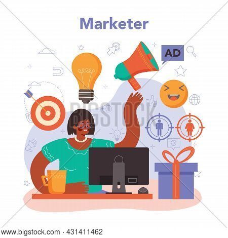Marketer. Brand Or Product Advertising And Promotion. Specialist Developing