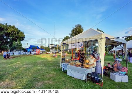 Kanchanaburi,thailand - September 12, 2020: Unidentified People Protect Yourself From Germs By Weari