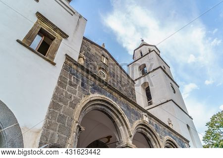 Franciscan Complex Of The Church Of Santa Maria Del Pozzo In Somma Vesuviana, Naples. Located On Are