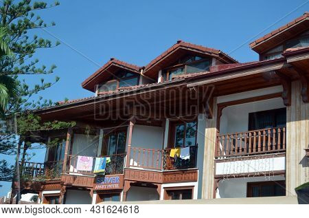 Akyaka - slow city in Turkey.August 1,2021. Mugla,Turkey