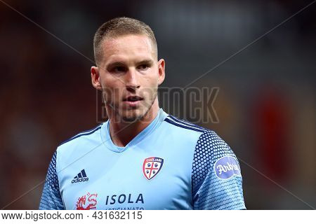 Milano, Italy. 29 August 2021. Boris Radunovic Of Cagliari Calcio  Looks On During The Serie A Match