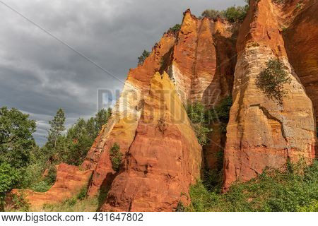 Luberon Ocher Near The Village Of Roussillon.