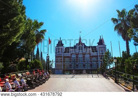 Kemer, Antalya, Turkey - May 11, 2021: Orange County Resort Hotel Kemer 5 Stars