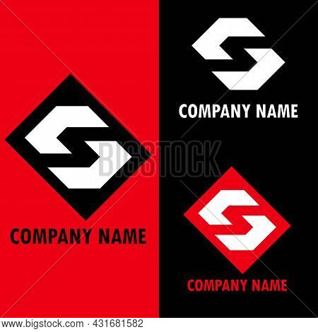 Abstract Vector Letter S Logo Template. Alphabet Logo Concept, Letter S Initial Illustration, Minima