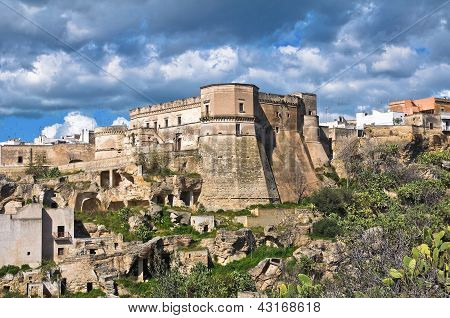 Vue panoramique de Massafra. Puglia. Sud de l'Italie.