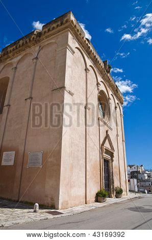 Église de la mère de Massafra. Puglia. Italie.