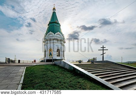 Paraskeva Friday Chapel In Krasnoyarsk On Karaulnaya Hill, Russia