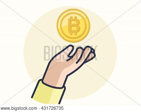 Hand Gesture, Money, Bitcoins, Blockchain Technology, Bitcoin Coin, Crypto Currency
