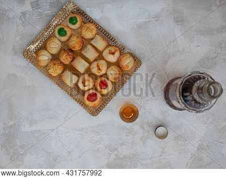 Panellets, A Typical Pastry Of Catalonia, Spain, In All Saints Holiday.