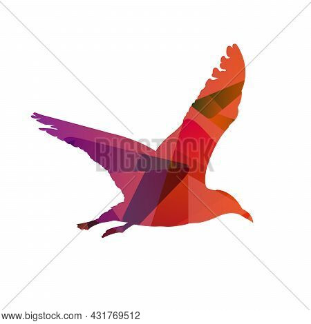 Vector Illustration Of An Abstract Colorful Bird