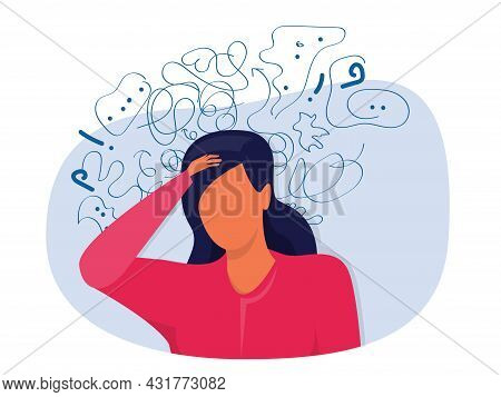 Woman Suffers From Obsessive Thoughts; Headache; Unresolved Issues; Psychological Trauma; Depression